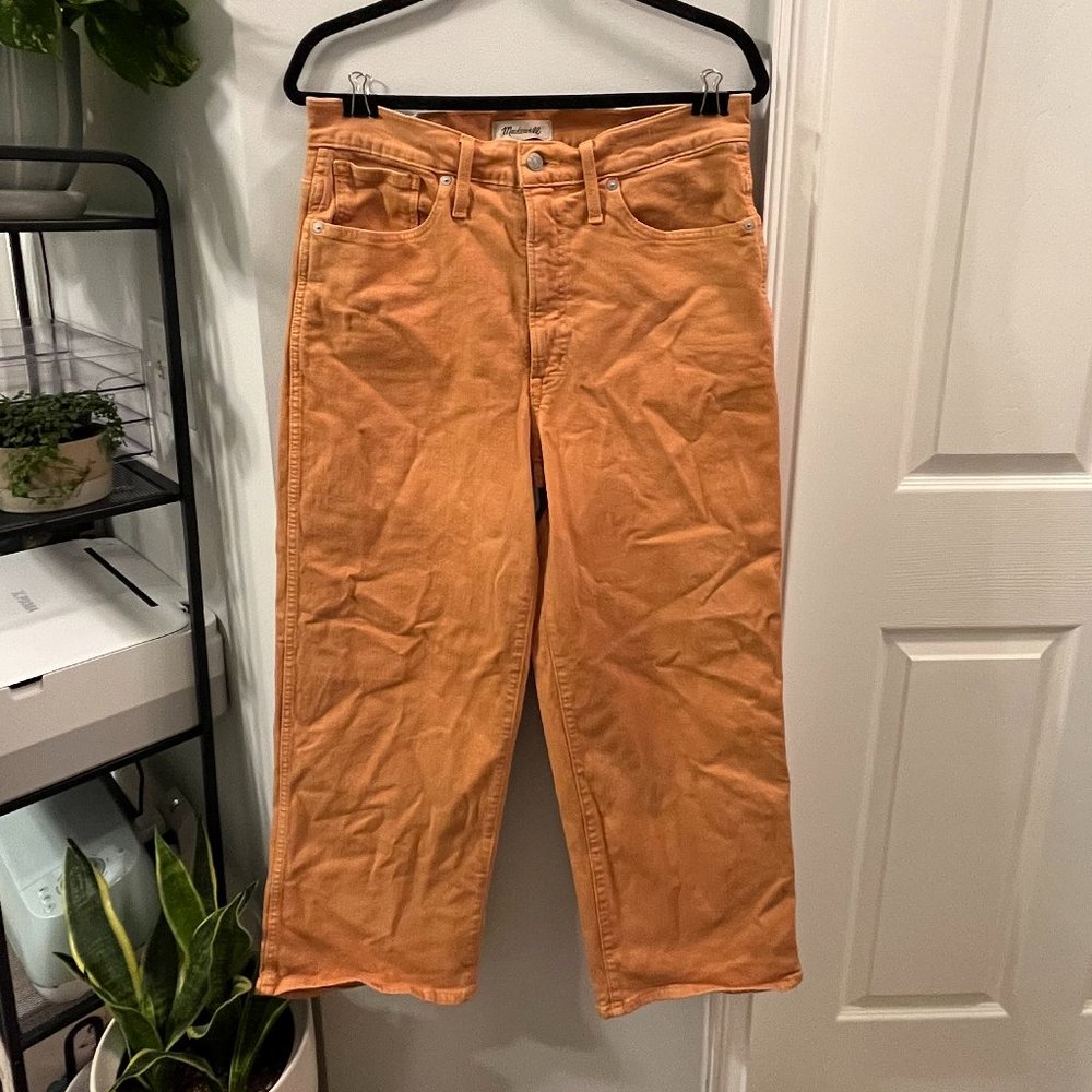 Madewell The Perfect Vintage Wide-Leg Jean: Garment-Dyed Edition